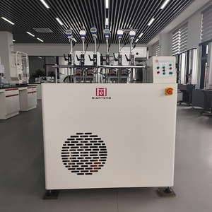 PC yazılımı ile 220 için plastik/kauçuk Test ekipmanı V için profesyonel yüksek hassasiyetli HDT & Vicat Tester 1 yıl garanti - Product Image 1