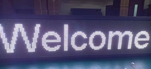 P10 1w 1r 1b 1y modulo Display a Led per esterni Display di benvenuto singolo colore P10 Retail Store Scroll Text Screen modulo LED - Product Image 5