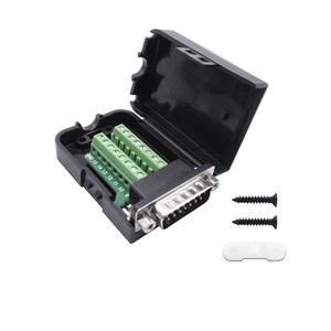 Terminal Adapter 16-30AWG Wire 8Pairs <strong>Output</strong> with Cover Dsub15 DB15 VGA Adapter with Screw Driver Male <strong>Connector</strong> for Computer - Product Image 2