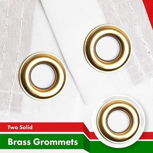 Sultan of Oman Flag 3x5 Ft Banner Screen Print Polyester Canvas <strong>Header</strong> and Double Stitched Brass Grommets for <strong>Easy</strong> Display - Product Image 2