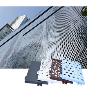 Prezzo di fabbrica materiale da costruzione composito in alluminio perforato facciata sistema di rivestimento del soffitto - Product Image 1
