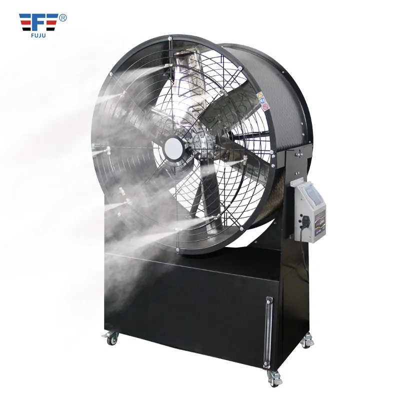 Hoch leistungs stadion Club beweglich Rolling Ventilation Gym Wassers prüh gerät Mist Drum Fan