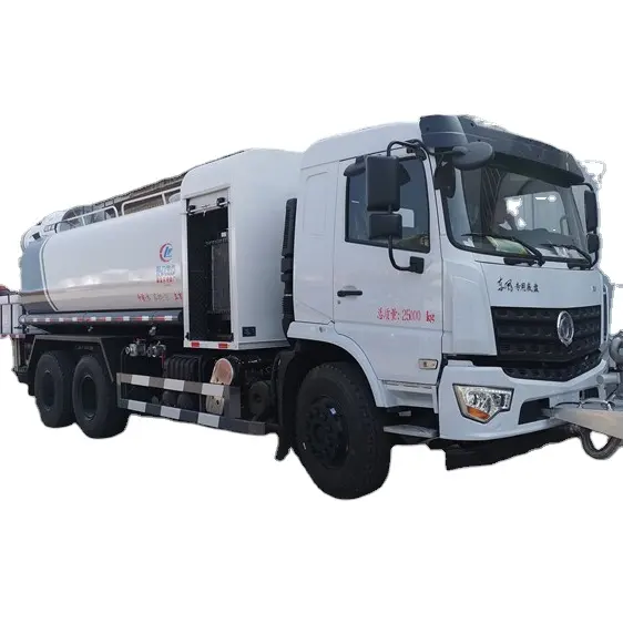 Camión cisterna de agua antipolvo multifunción DONGFENG 6x4 20m3, camión de desinfección con cañón antiniebla DE 20ton, en venta