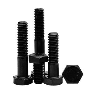 ANSI ASME B18.2.1 SAE J429 sınıf 2 5 8 siyah oksit altıgen musluk cıvatası tam dişli cıvata - Product Image 5
