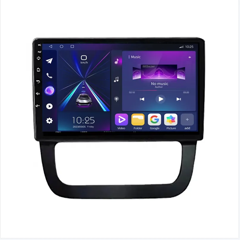 AI Voice Android Auto Radio For VW Volkswagen Jetta 5 2005-2010 Carplay 4G Car Multimedia DVD Player Navigation GPS