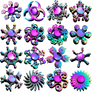 Đầy màu sắc kim loại thần tài Spinners đồ chơi cho fidgety tay - Product Image 4
