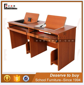 Wooden <strong>Computer</strong> <strong>Table</strong> Design Supply Flip Desk with CPU Holder Double Laptop <strong>Table</strong> <strong>for</strong> College Office Working <strong>Table</strong> - Product Image 3