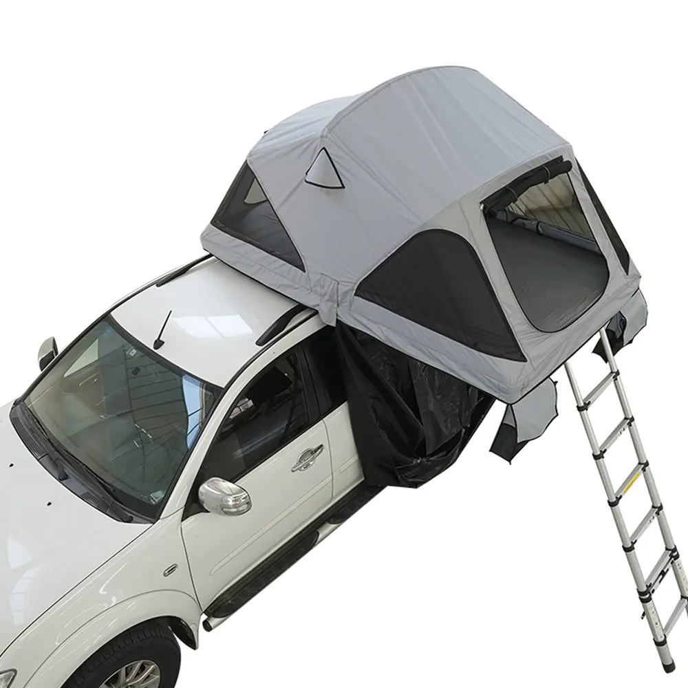 옥상 텐트 4x4 여행 OEM 소프트 쉘 지붕 텐트 캠핑 접이식 맞춤형 지붕 탑 텐트