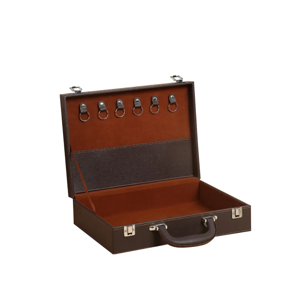 Деловой чемодан из искусственной кожи высокого качества для хранения документов и ключей