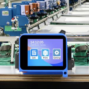 Mehrsprachiger Handdruck-Datums codierer Chargen nummer Tinten strahl drucker Karton Verpackungs box Tinten strahl drucker Maschine - Product Image 1