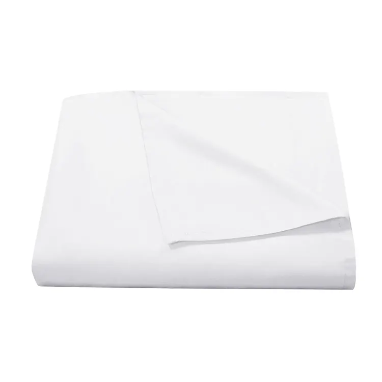 Wholesale Hotel bed sheet super soft bed linen polyester microfiber bed flat sheet