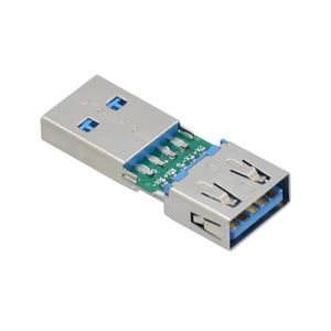 Usb 3.0母对公适配器通孔9针2合1 Usb A插头到具有印刷电路板长度34.0毫米的插座连接器转换器 - Product Image 3