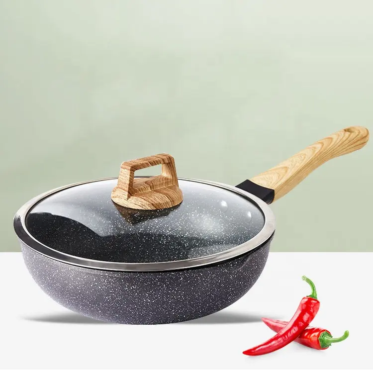 מכירה לוהטת כלי בישול בישול סיר מחבת מחבת Frigideira panci למות יצוק יצוק ברזל Frypan ללא מקל מחבת