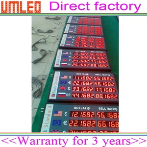 Placa de exibição de taxa de câmbio eletrônica feita sob encomenda - Product Image 6