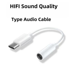 适用于IPh的最高质量通用c型至3.5毫米耳机电缆适配器C型usb-c公至3.5 Aux音频母插孔 - Product Image 2