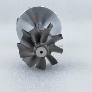 G25 G25-550 מגדש טורבו הרוטור טורבינת גלגל 54*49mm + מדחס בילט גלגל 48*<span class=keywords><strong>60mm</strong></span> הפוך סיבוב 871388-500 טורבו