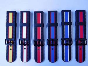 Tùy chỉnh chất lượng cao màn hình in logo Silicone cao su thay thế ban nhạc đồng hồ Xem dây đeo - Product Image 3