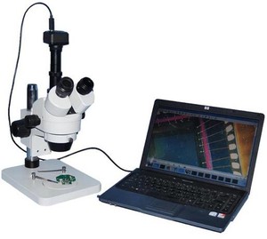 Microscopio de medición de 5.0mp, cámara electrónica digital con software de retícula para microscopio estéreo con zoom - Product Image 6
