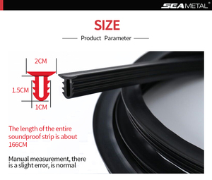 Universal t Shaped Car Sound Windshield Sealant Dashboard Soundproof <strong>Rubber</strong> Seal Strip Auto <strong>Rubber</strong> Seals Car Gap Sealing Strips