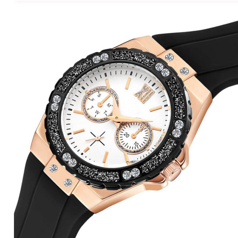 rose gold+black