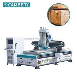 Máquina enrutadora CNC de anidación de madera ATC, multihusillos, herramienta automática de carpintería, cambio de husillo, Servo, talladora CNC - Product Image 4