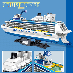 Luxury <strong>Cruises</strong> Building Block Toys Building Quantum <strong>Cruise</strong> Model Ship Children Gift - Product Image 4