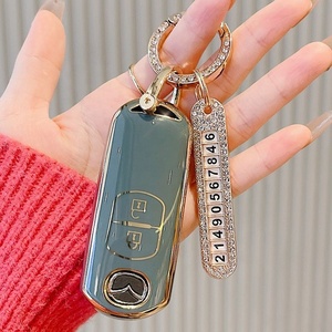 Angkesaila <strong>Key</strong> Set for <strong>Mazda</strong> 3 CX-5 CX-4 CX-8 CX-3 22 Female High-End Car Fob Cover Models Atez Buckle <strong>Key</strong> for CX-5 Car Shell - Product Image 4