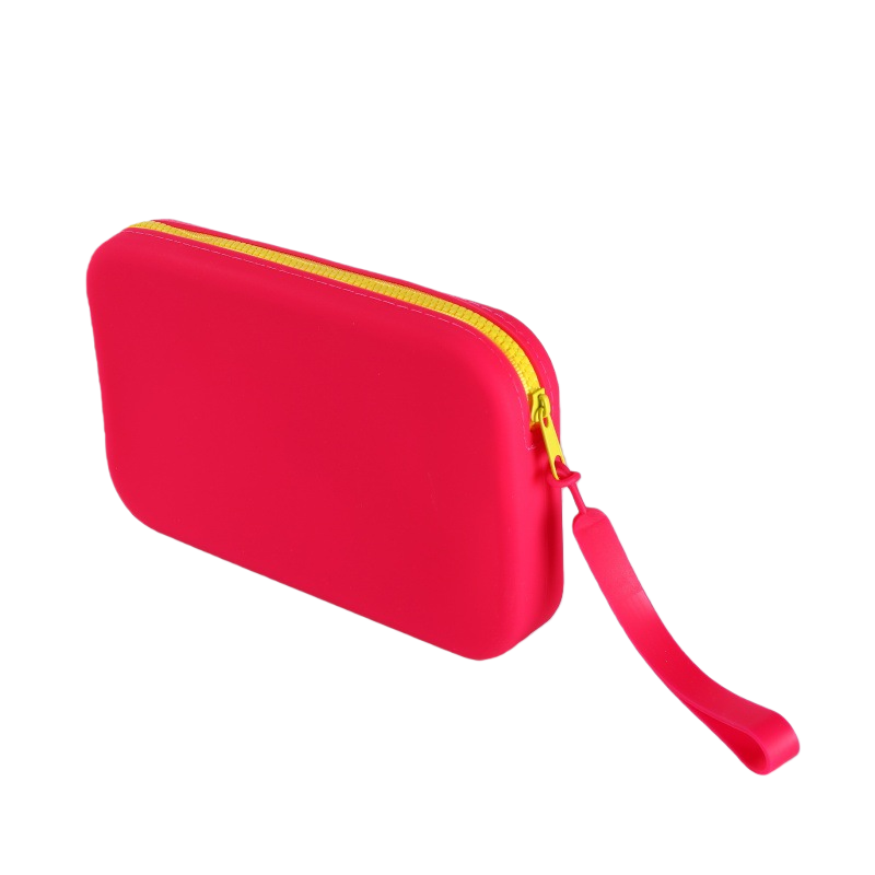 Rouge bicolore (no. Sac à poignée rectangulaire 108) - 20*12*3