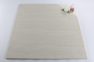 20mm porselen finişer traverten fayans tam vücut 600x600 açık kaymaz doğal taş cepheleri için kat