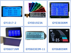 Custom Lcd 7 segment lcd 14 Segment Display tn lcd modul Graphic Mono Number Fpc Zebra 6800 8080 Spi I2C Digital Display - Product Image 5