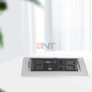 <strong>Multi</strong>-<strong>function</strong> Desktop <strong>Socket</strong> Pop up Hidden <strong>Socket</strong> for Office <strong>With</strong> 2 Universal Power Interface <strong>USB</strong> Charging
