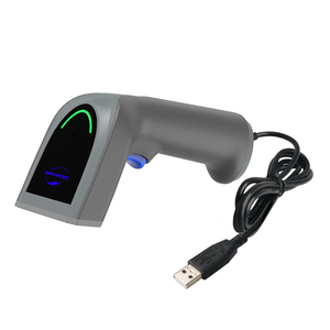 Lector de código de barras láser inalámbrico Xkancode, rango de transmisión de datos de 150 metros, escáner de código de barras inalámbrico láser 1D - Product Image 3