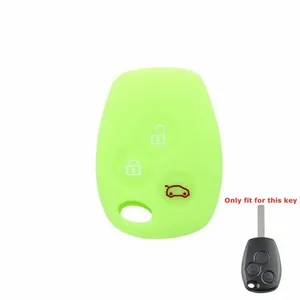 Renault için silikon araba anahtarı kapağı kılıf koruyucu kabuk cilt tutucu Kadjar Alaskan Sandero için Captur arkarkana Twingo Duster - Product Image 6