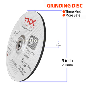 9 in Distributor Grinding Disc for Angle Grinders 9&quot; X 1/4&quot; X 7/8&quot; <strong>Depressed</strong> <strong>Center</strong> 9x1/4 Grinding Disc Metal &amp; Stainless Steel - Product Image 3