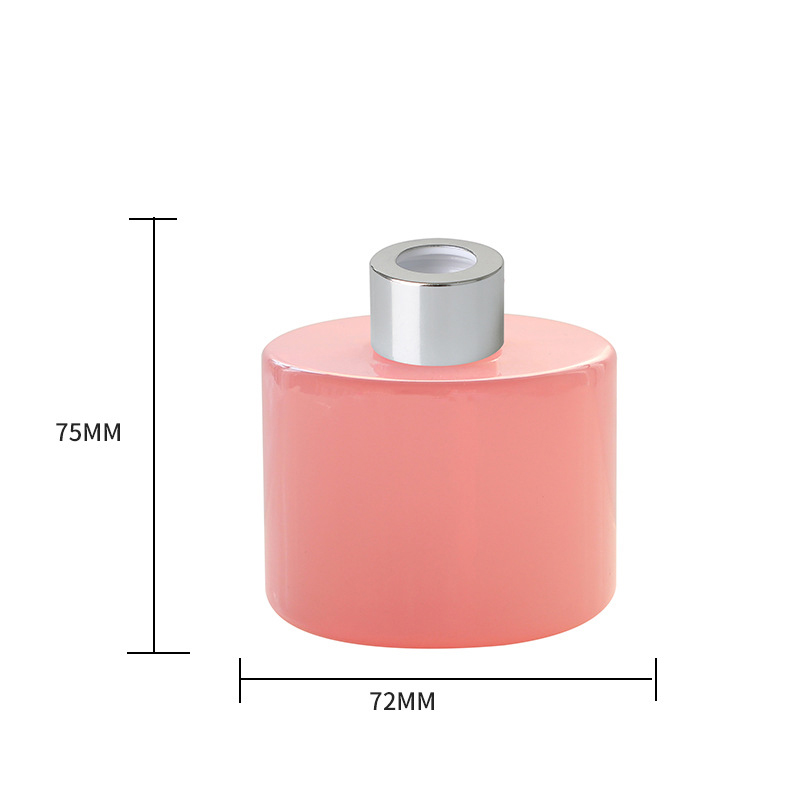 100ml rose + bouchon intérieur + anneau argenté