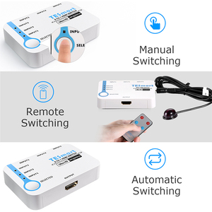 TESmart-interruptor HDMI de alta calidad, 4k, 3 en 1, 3 puertos, HDCP 2,2, receptor IR, CEC, 4K, 60hz, para PS5, HDTV - Product Image 5