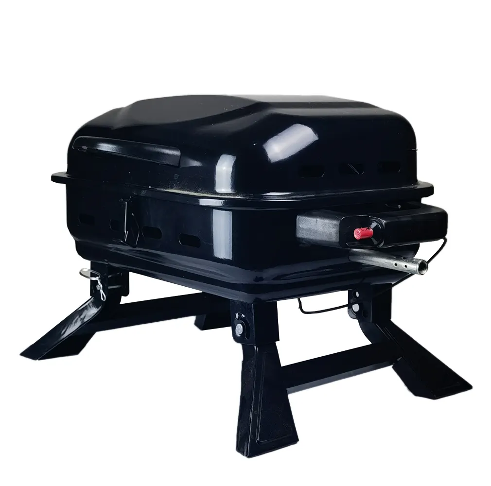 Fabricante Fornecedor Camping Churrasco Dobrável portátil BBQ Gás Grill churrasqueira a gás ao ar livre aço inoxidável