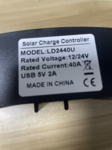 <strong>LCD</strong> <strong>Display</strong> <strong>PWM</strong> <strong>Solar</strong> Charge <strong>Controller</strong> 40A 12V 24V Auto Sensing PV Regulator With Dual 5V USB Output for Off <strong>Grid</strong> System - Product Image 6