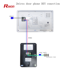 Sistema de intercomunicador para el hogar con pantalla táctil de 7 pulgadas, cámara de timbre AHD 1080P, vídeo bidireccional, venta al por mayor de fábrica - Product Image 4
