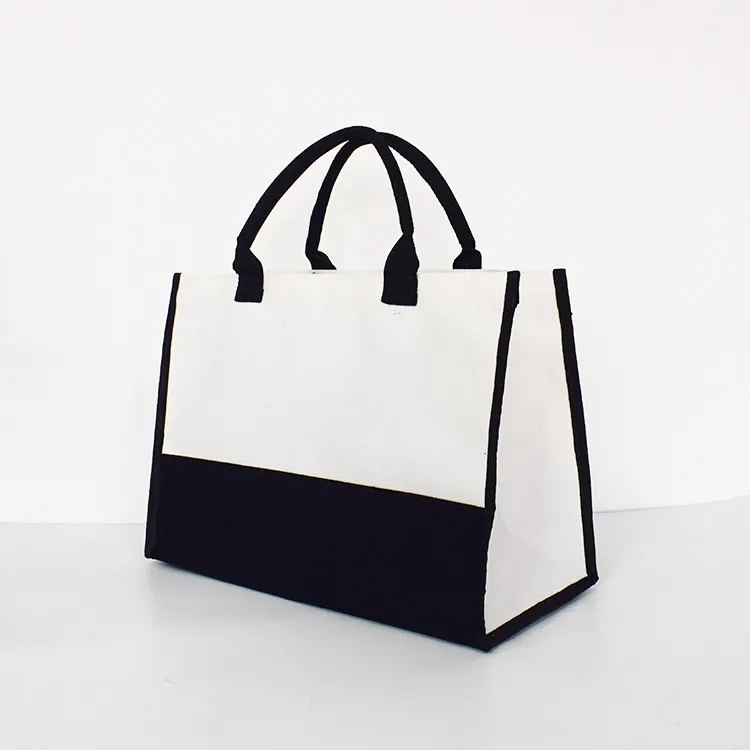 डिचोस शॉपिंग बैग फैशन पुन: प्रयोज्य कैनवास टोट बैग अनुकूलित लोगो उपहार हैंडबैग पोर्टेबल वॉटरप्रूफ शॉपिंग बैग