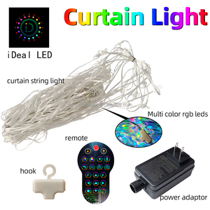 Rèm Rèm Rèm Ánh Sáng Ngôi Sao <span class=keywords><strong>Led</strong></span> Lạ Mắt Đèn Thần Tiên Cho Gia Đình Lễ Hội Tiệc Tùng Sân Khấu - Product Image 3