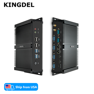 Mini PC Industri AS i7, Dual Core, RAM 4GB/SSD 512GB, 6 Port COM & Dual NIC, Tanpa Kipas, Beroperasi Senyap - Product Image 1