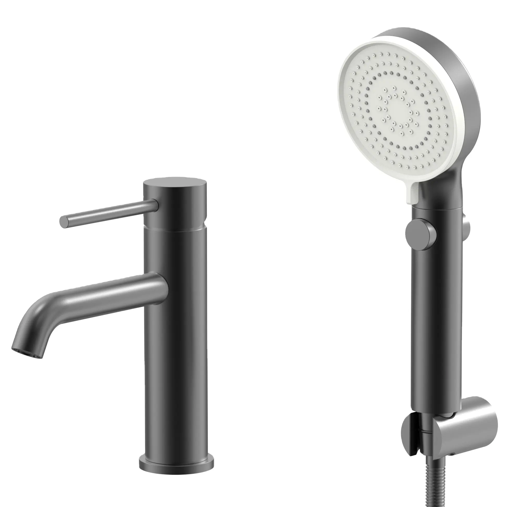 Yingchuan brevetto senza piombo rubinetto per lavabo in acciaio inossidabile 304 rotondo RV rubinetti miscelatore per lavabo con bidet spray vanity tapwares