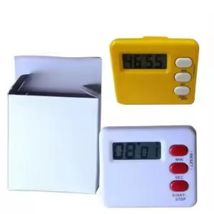 Timer da cucina visualizzato con Display a LED allarme elettronico digitale per la lettura e l'apprendimento degli studenti in plastica - Product Image 2
