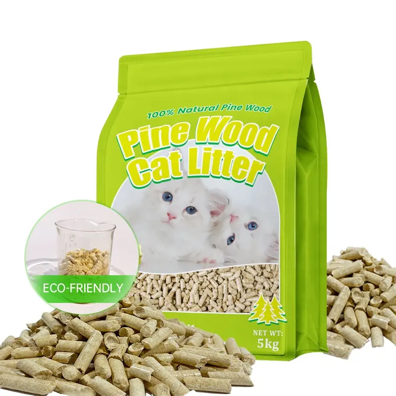 Maca para gatos em madeira de pinho a granel, suprimentos para animais de estimação na China, Easyscoop, maca para gatos OEM para animais de estimação