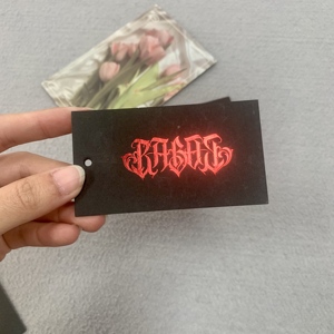 Wholesale Hand <strong>Tags</strong> for Clothes Label Clothing Brand Hang <strong>Tags</strong> Free Design <strong>Custom</strong> Logo <strong>String</strong> <strong>Tag</strong> - Product Image 3