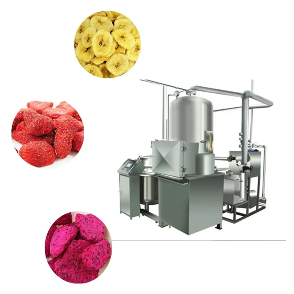 Low Temperature Automatic Vacuum Fryer Frying Machine For Fruit And Vegetables Chips