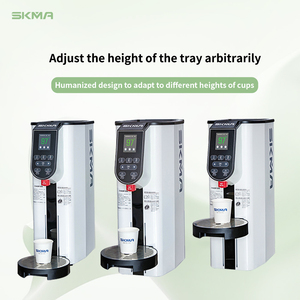 Dispensador de agua de calefacción automático comercial con panel de control 12L Dispensador de agua hirviendo instantáneo de tres niveles cuantitativos