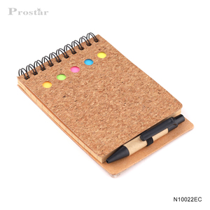 环保软木定制便签带再生纸笔软木盖牛皮纸便签纸 - Product Image 2