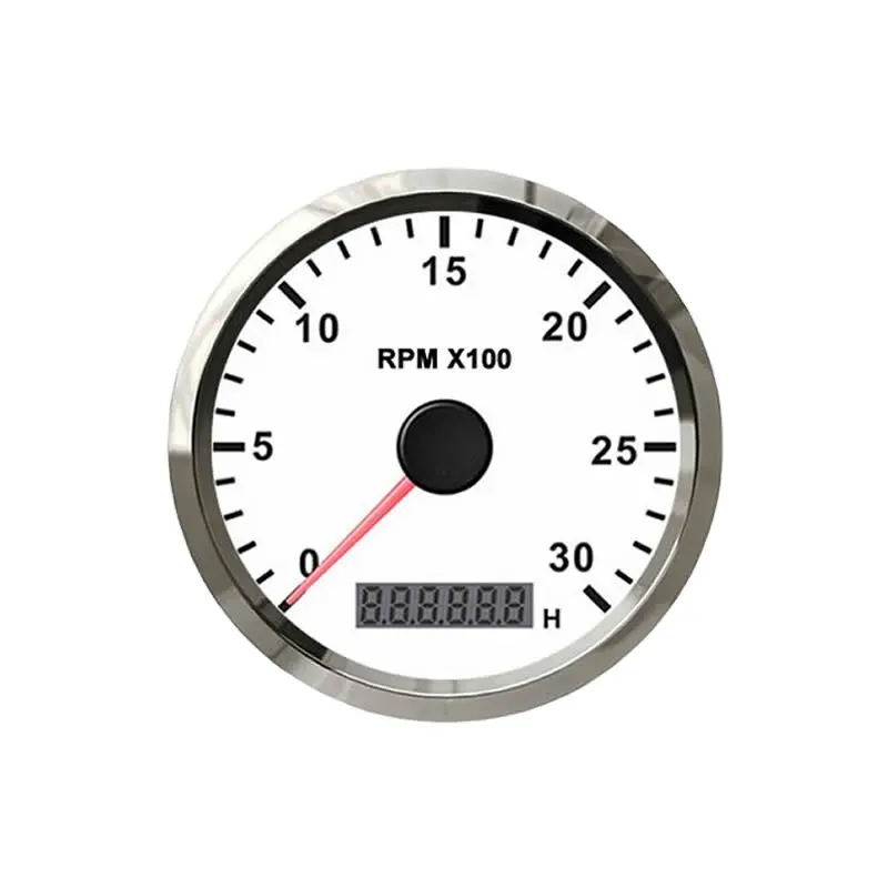 85mm 해양 보트 계신 모터 및 엔진 용 전자 타코미터 RPM 미터